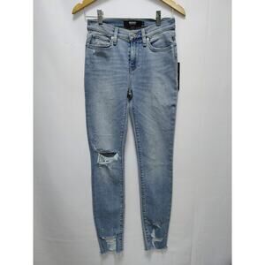 NWT HUDSON LOS ANGELES Nico Super Skinny Hudson Jeans Light Wash Denim Size 25